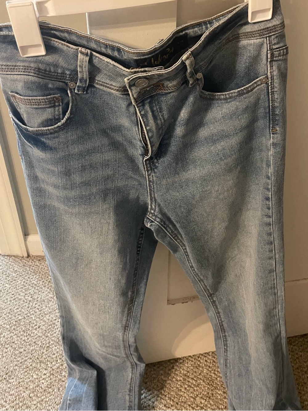 Indigo Rein Light Wash Flare Jeans